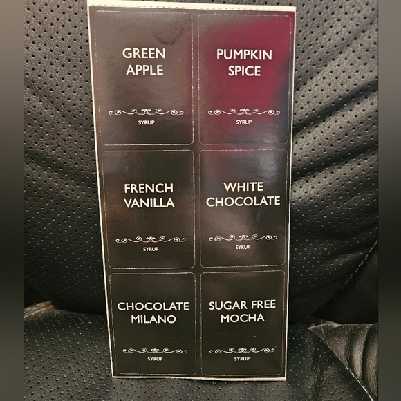 Syrup Label Stickers Set‎ - Picture 6 of 12